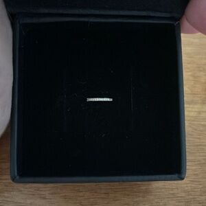 Anine Bing diamond hoop earring